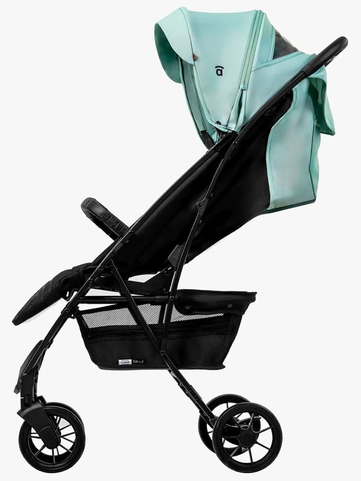 Asalvo Rejseklapvogne*Cotton 2 Klapvogn, Green Grøn