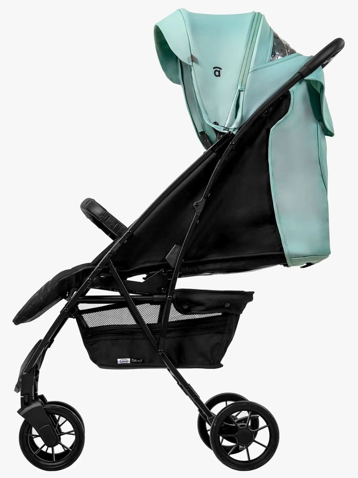 Asalvo Rejseklapvogne*Cotton 2 Klapvogn, Green Grøn