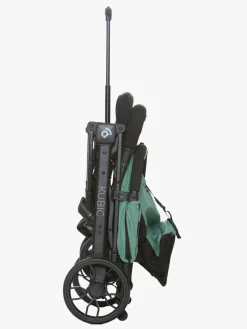 Asalvo Rejseklapvogne*Kubic 2 Flight Travel Klapvogn, Green Grøn