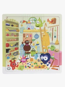 Babblarna Træpuslespil i s Rodebutik 9 Brikker