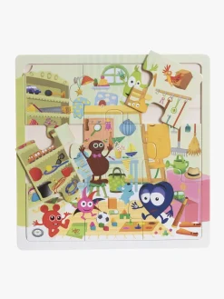 Babblarna Træpuslespil i s Rodebutik 9 Brikker