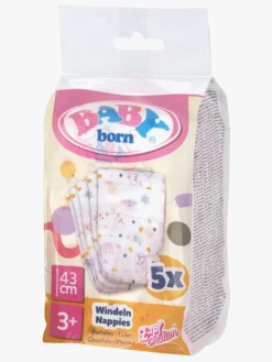ZapfCreationBabyBorn Dukker & Bamser*Baby Born Dukketilbehør Bleer 5-pak