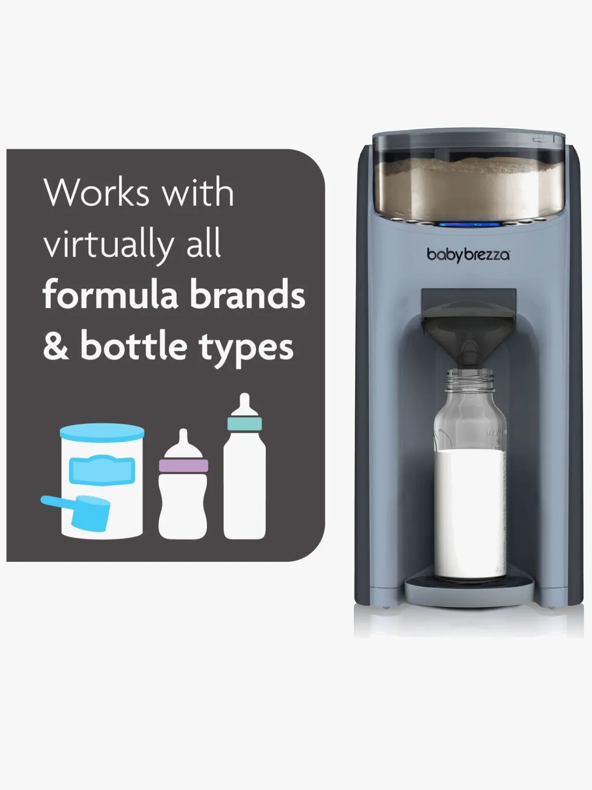 BabyBrezza Baby Brezza Formula Pro Advanced Modermælkserstatnings- og Vællingemaskine, Slate