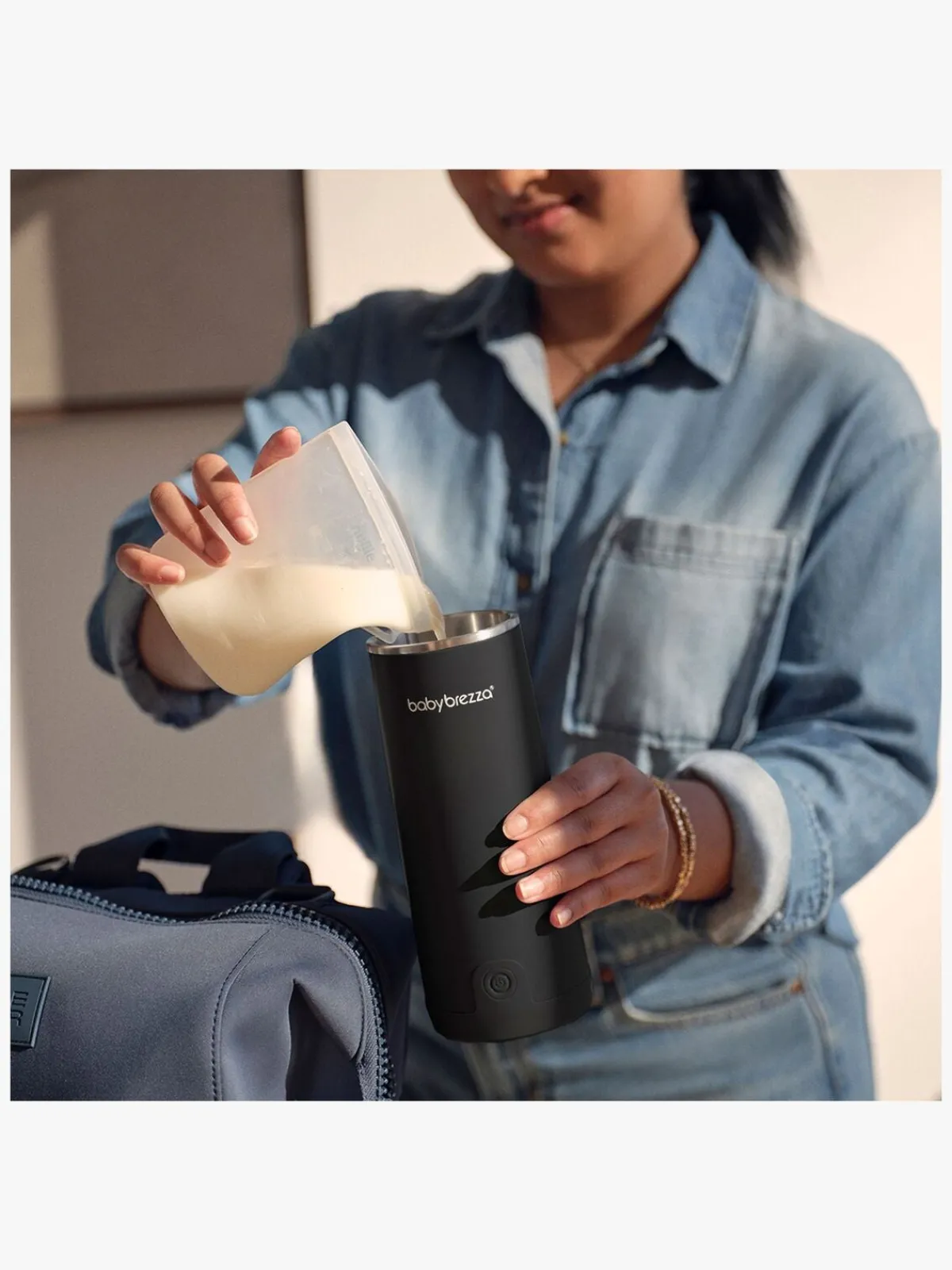 BabyBrezza Spisetid*Baby Brezza Superfast Portable Flaskevarmer, Black