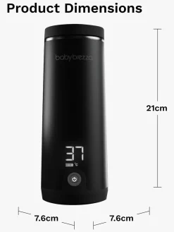 BabyBrezza Spisetid*Baby Brezza Superfast Portable Flaskevarmer, Black
