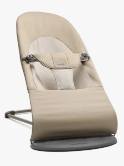 BABYBJORN Skråstole & Babygynger*BabyBjörn Balance Soft Skråstol Woven, Khaki/Beige Grøn/Beige