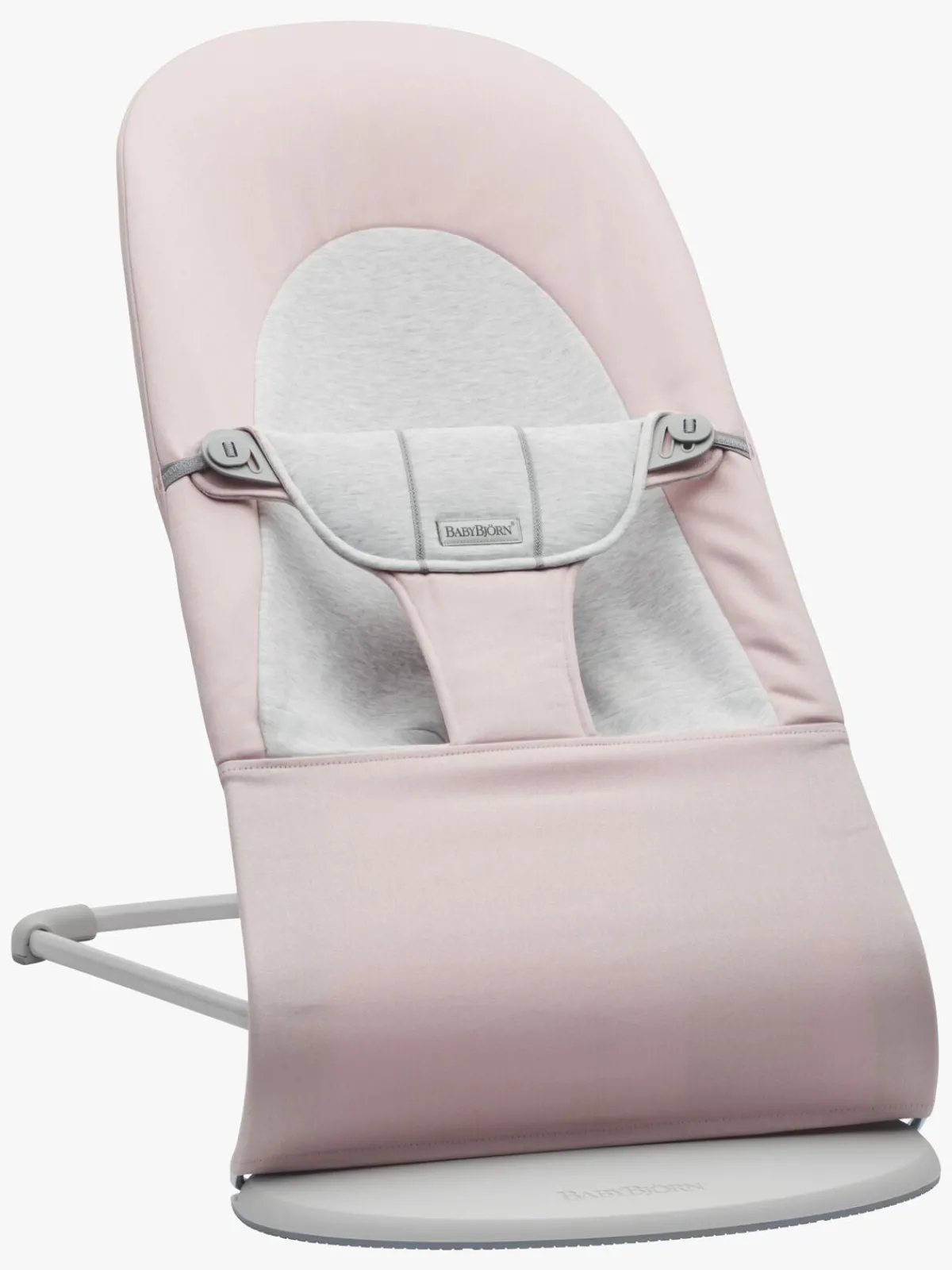 BABYBJORN Skråstole & Babygynger>BabyBjörn Balance Soft Skråstol Woven Jersey, Lyserød/Grå