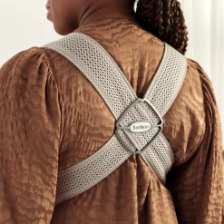 BABYBJORN BabyBjörn Bæresele Mini 3D Mesh, Grey Beige