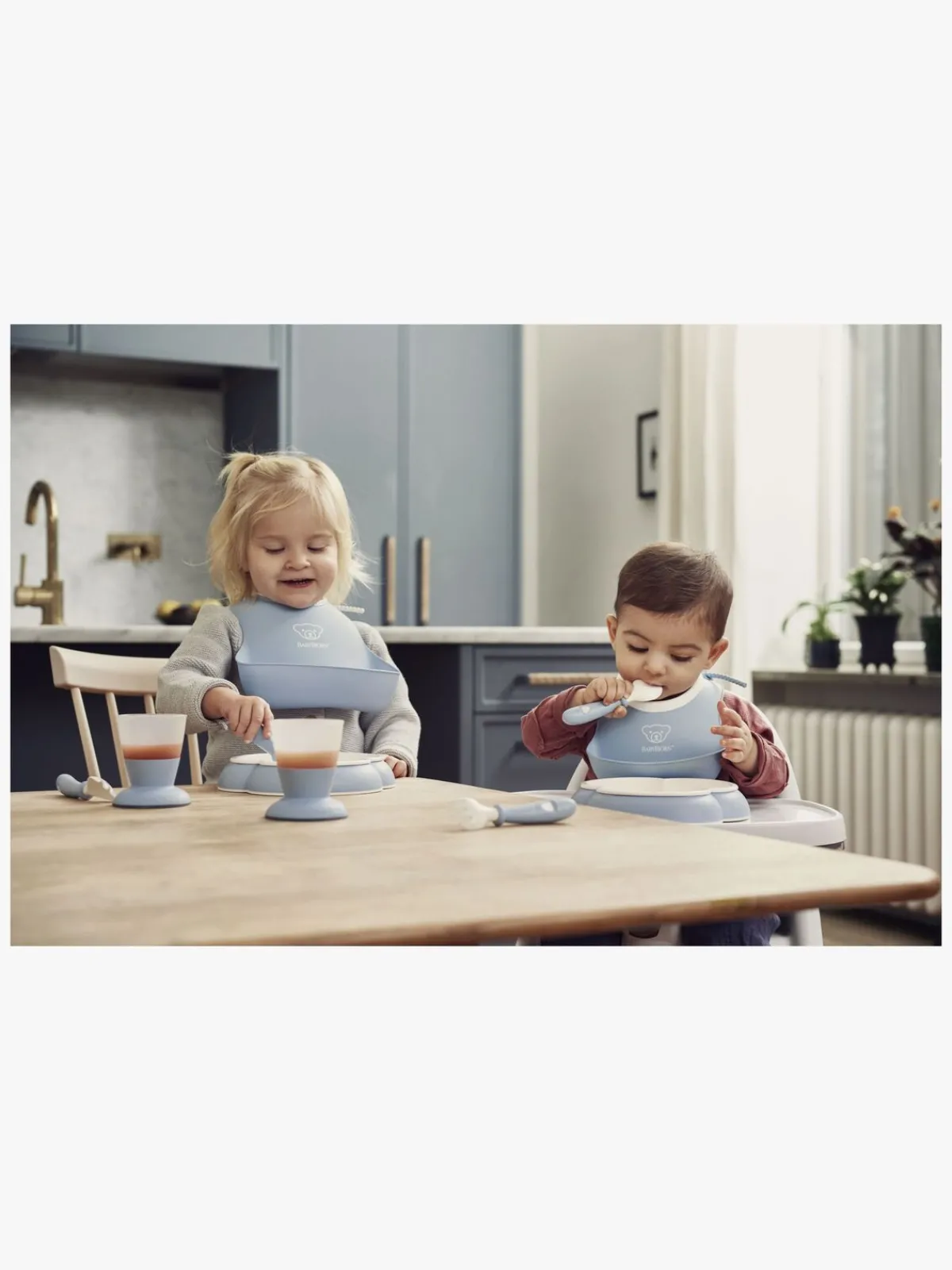 BABYBJORN BabyBjörn Hagesmækssæt, Powder Green