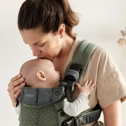 BABYBJORN BabyBjörn Harmony Bæresele 3D Mesh, Mørkegrøn