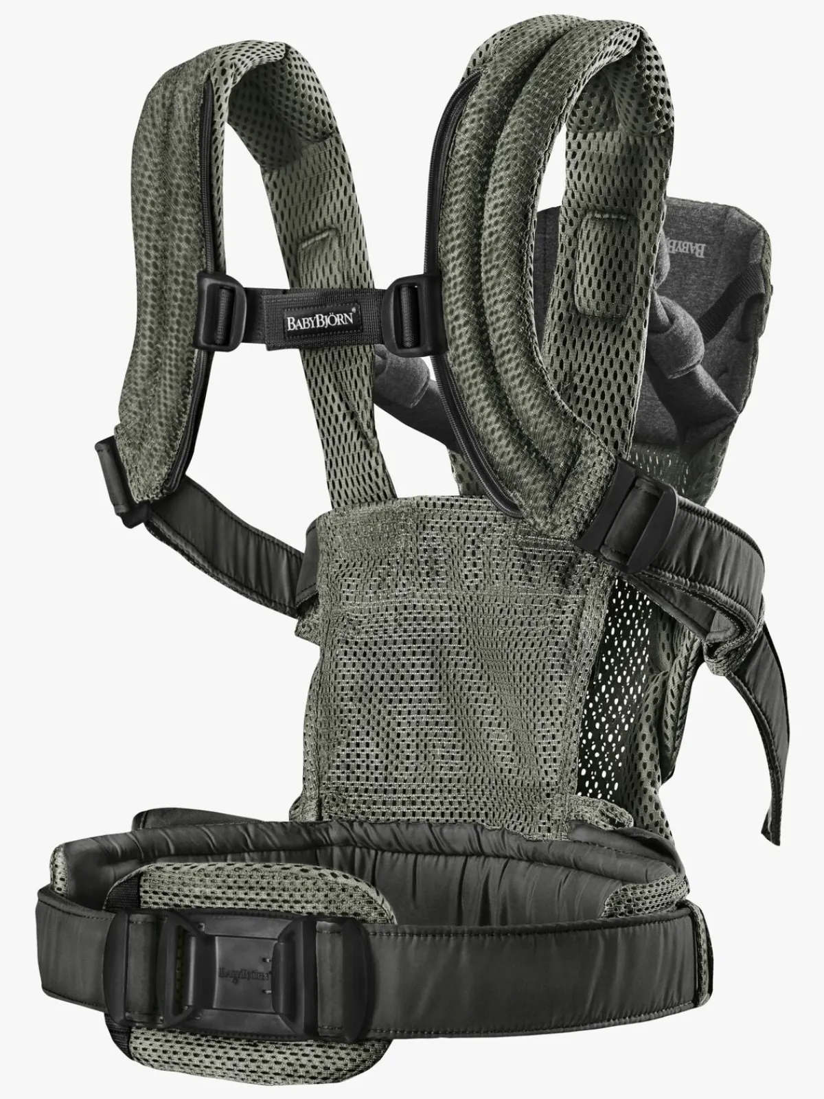 BABYBJORN BabyBjörn Harmony Bæresele 3D Mesh, Mørkegrøn