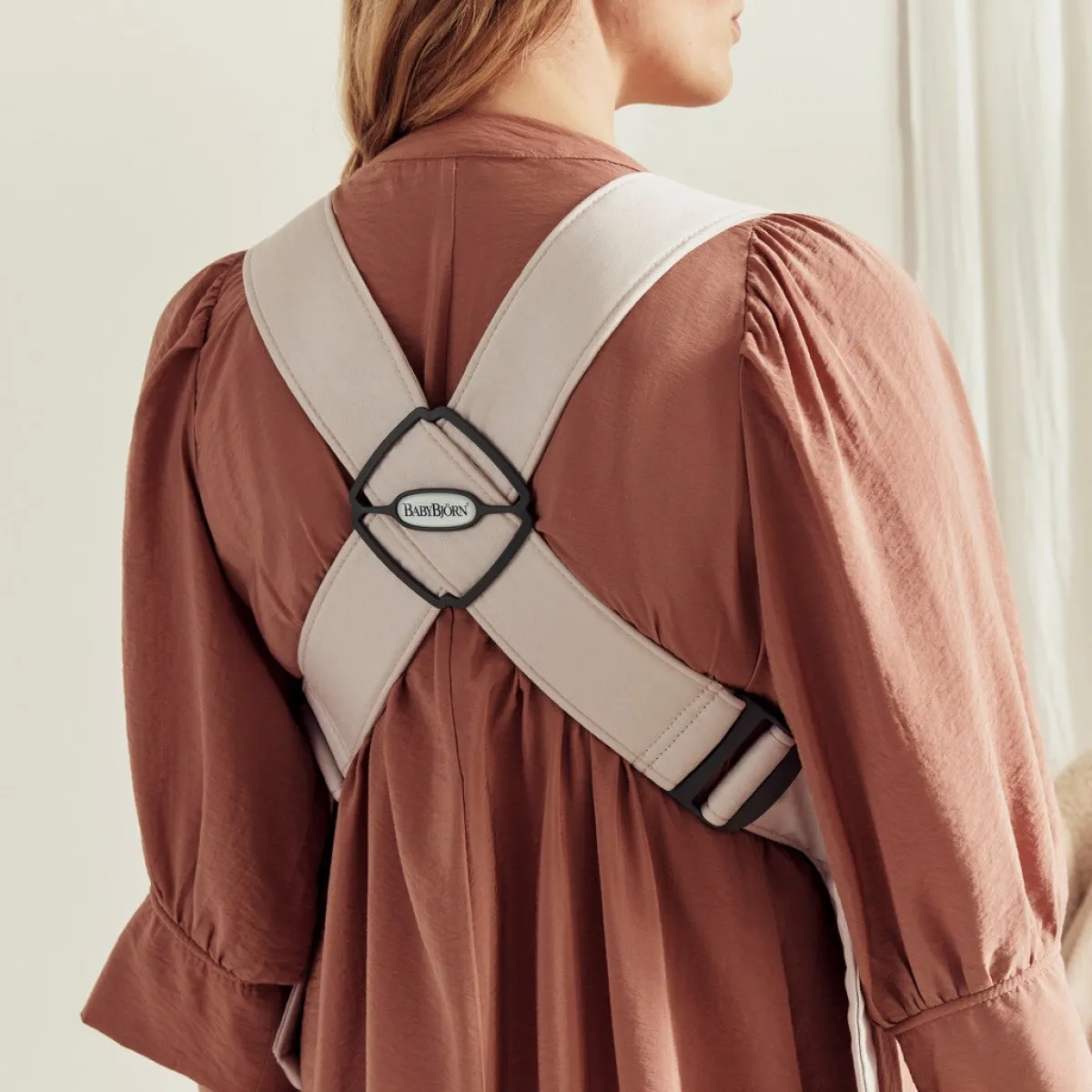 BABYBJORN BabyBjörn Mini Bæresele 3D Jersey, Lys