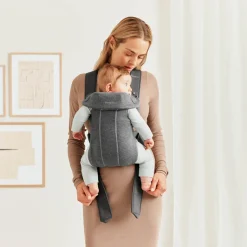 BABYBJORN BabyBjörn Mini Bæresele 3D Jersey, Dark grey