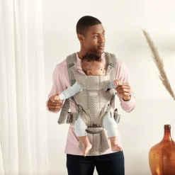 BABYBJORN BabyBjörn Move Bæresele 3D Mesh, Grey Beige
