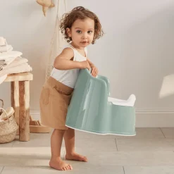 BABYBJORN BabyBjörn Pottestol, Deep Green/White