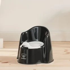 BABYBJORN Badeværelset*BabyBjörn Pottestol, Sort/Hvid