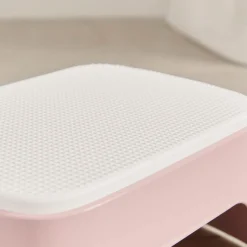 BABYBJORN Badeværelset*BabyBjörn Skammel, Powder Pink/White Lyserød