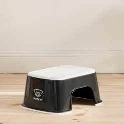 BABYBJORN Badeværelset*BabyBjörn Skammel, Sort/Hvid