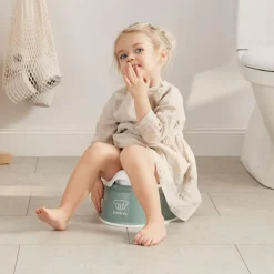 BABYBJORN Badeværelset*BabyBjörn Smart Potte, Deep Green/White Grøn