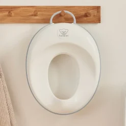 BABYBJORN Badeværelset*BabyBjörn Toiletsæde til Børn, Hvid/Grå Grå/Hvid