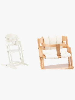 BabyDan Danstolen Højstol & Hynde, Hvid/Beige