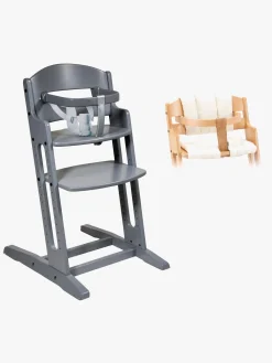 BabyDan Højstole & Tilbehør*Danstolen Højstol & Hynde, Grå/Beige