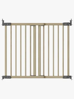 BabyDan Sikkerhed*Flexi Fit Skruegitter, Wood Deluxe Brun