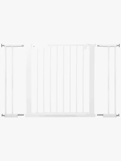 BabyDan Premier Sikkerhedsgitter + 4 Forlængerdele, Hvid