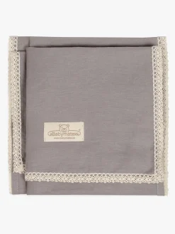 Børn BabyMatex Interiør>Babytæppe i Hør 75 x 100 cm, Mørkegråt