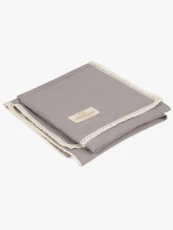 Børn BabyMatex Interiør>Babytæppe i Hør 75 x 100 cm, Mørkegråt