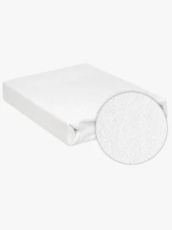 BabyMatex Sengetøj*Classic Frotté Stræklagen til Tremmeseng 60 x 120 cm, Hvid