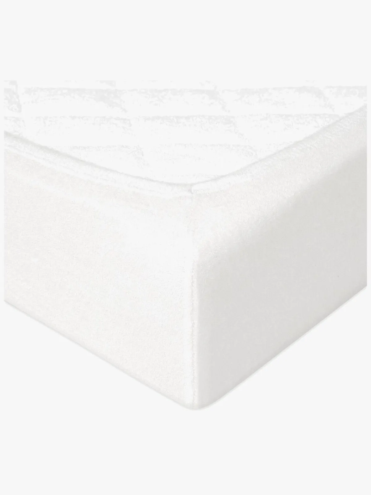 BabyMatex Sengetøj*Classic Frotté Stræklagen til Juniorseng 70x140 cm, Hvid