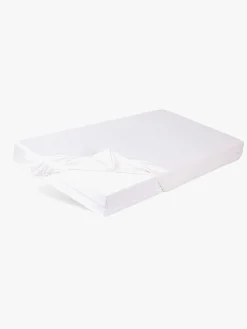 Børn BabyMatex Sengetøj>Cotton Stræklagen til Tremmeseng 60 x 120 cm, Hvid