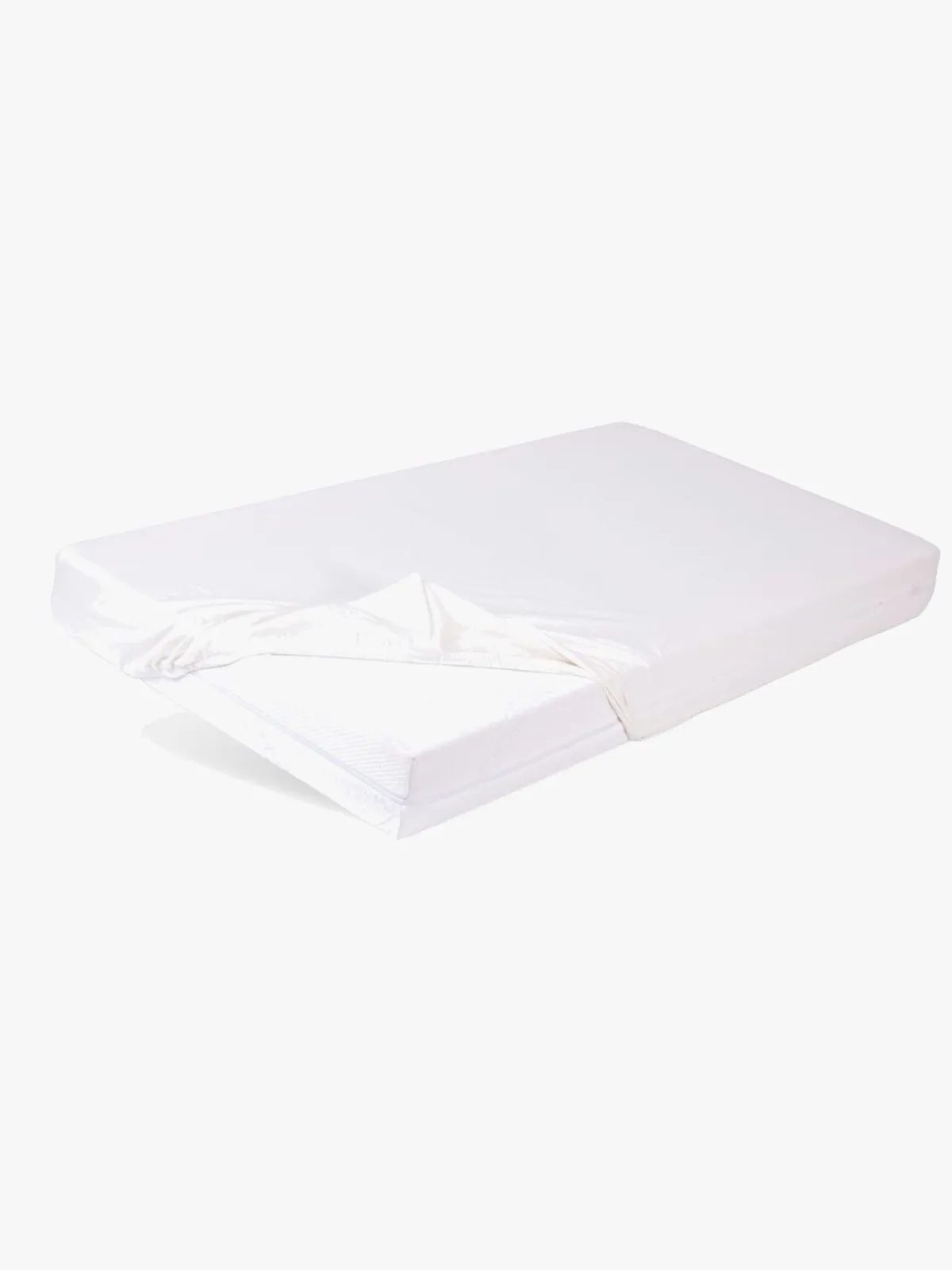 Børn BabyMatex Sengetøj>Cotton Stræklagen til Tremmeseng 60 x 120 cm, Hvid