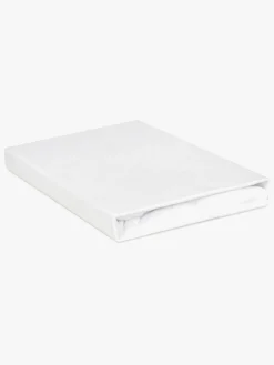 Børn BabyMatex Sengetøj>Cotton Stræklagen til Tremmeseng 60 x 120 cm, Hvid