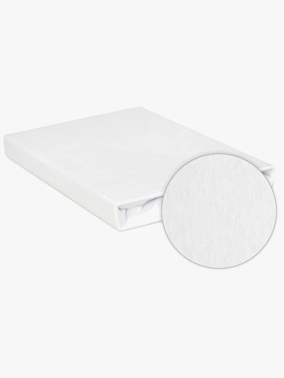 Børn BabyMatex Sengetøj>Cotton Stræklagen til Tremmeseng 60 x 120 cm, Hvid