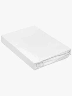 BabyMatex Sengetøj*Hygienic Bamboo Vandtæt Stræklagen til Juniorseng 80 x 160 cm, Hvid