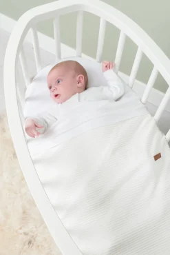Børn BabysOnly Interiør></noscript>Baby's Only Baby Crib Tæppe Teddy Sense, White