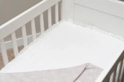 Børn BabysOnly Sengetøj>Baby's Only CALM Stræklagen 60x120, White