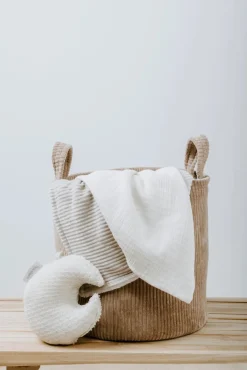 Børn BabysOnly Interiør>Baby's Only Cot Tæppe Teddy Sense, Pebble Grey