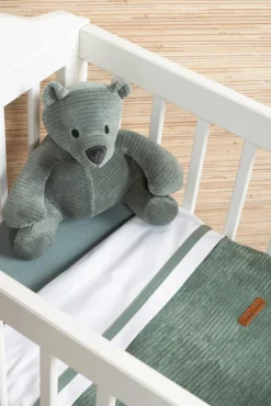 Børn BabysOnly Interiør></noscript>Baby's Only Cot Tæppe Teddy Sense, Sea Green