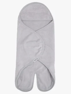 Børn BabysOnly Baby's Only Hooded Baby Tæppe med Fødder Cozy, Dusty Grey
