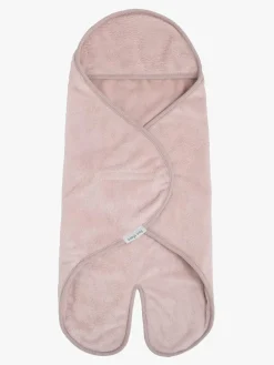 Børn BabysOnly Interiør>Baby's Only Hooded Baby Tæppe med Fødder Cozy, Old Pink