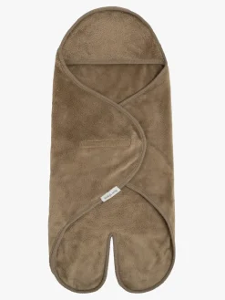 Børn BabysOnly Interiør>Baby's Only Hooded Baby Tæppe med Fødder Cozy, Clay