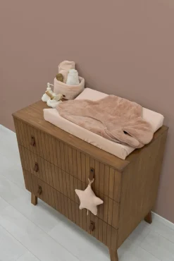 BabysOnly Interiør*Baby's Only Hooded Baby Tæppe med Fødder Cozy, Tuscany Beige