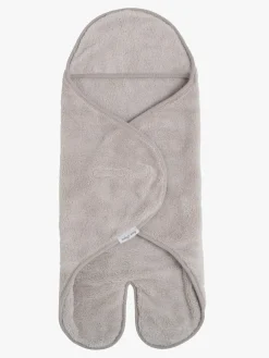 Børn BabysOnly Interiør>Baby's Only Hooded Baby Tæppe med Fødder Cozy, Urban Taupe
