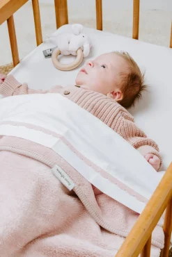 BabysOnly Interiør*Baby's Only Newborn Tæppe Cozy, Old Pink Grå