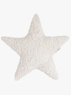 BabysOnly Interiør*Baby's Only Star Snow Pude, Wool White