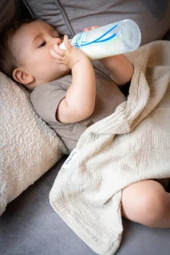 BabysOnly Stofbleer, Nusseklude & Babytæpper*Baby's Only 65x65 Tæppe/ Stofble i Musselin 2-pak, Tender /Clover Beige