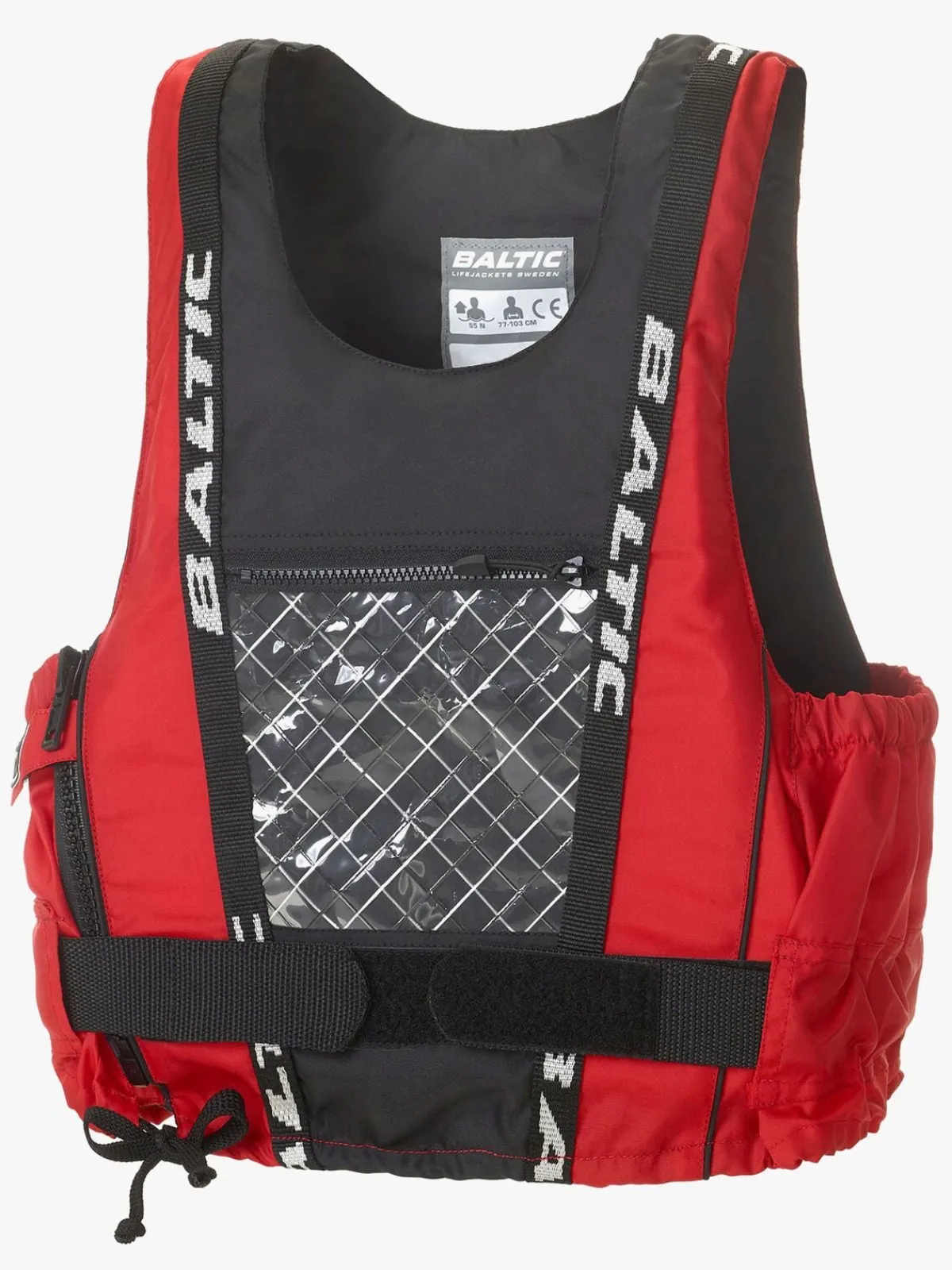 Baltic Redningsvest Dinghy Pro, Rød/Sort